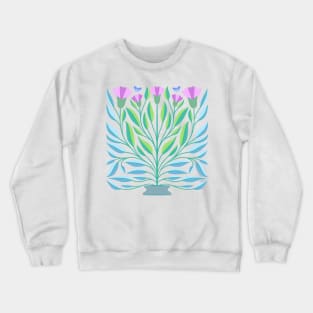 Flowers in pots Crewneck Sweatshirt